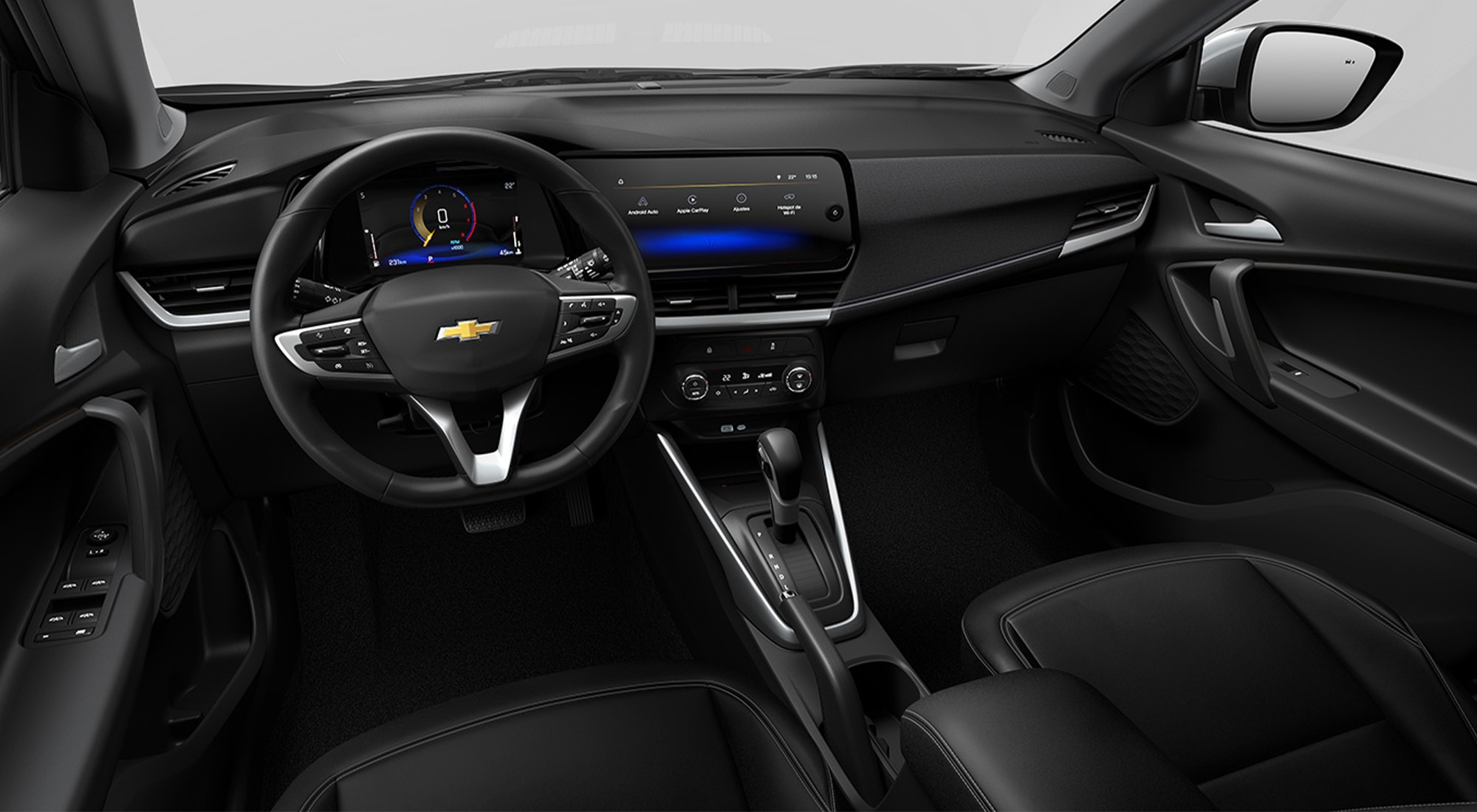 Chevrolet Tracker LTZ interior con acabdos sofisticados