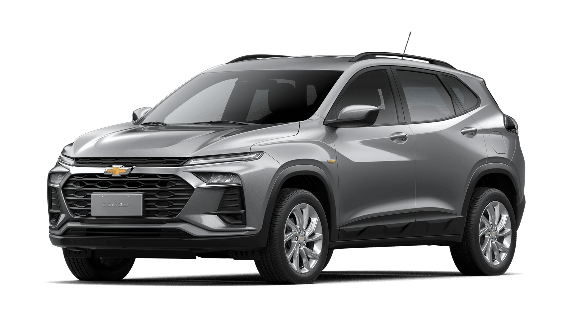 Chevrolet Tracker gris plata tiburón