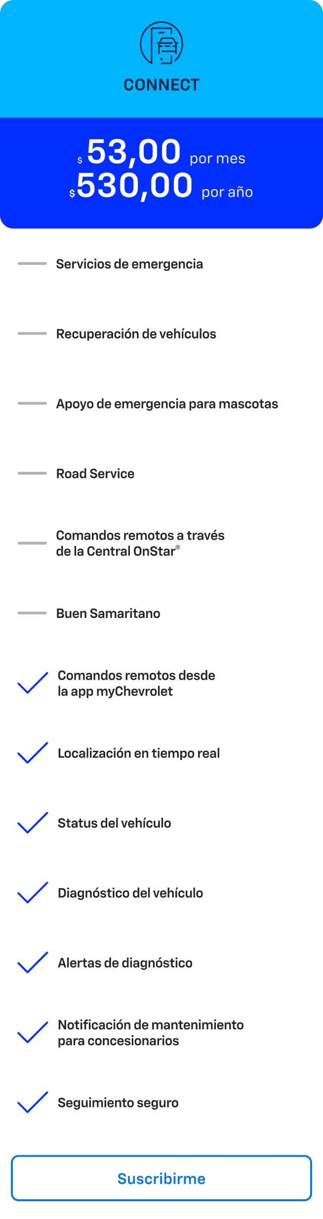 Plan Protect de OnStar Perú
